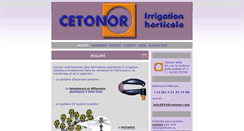 Desktop Screenshot of cetonor.com